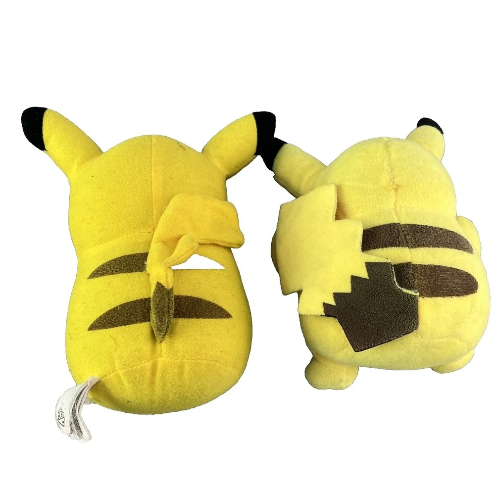 Pokemon Pikachu Plushies LOT (2) Small Yellow Japanese Anime Toy Kids 90's Retro